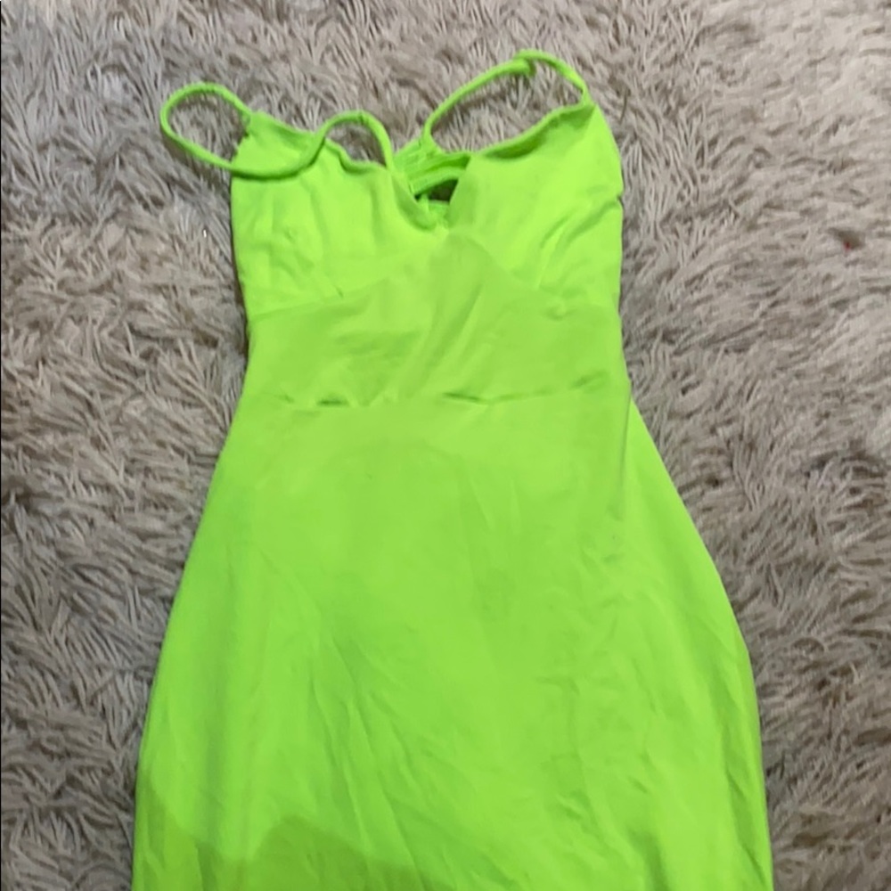 Neon bodycon dress